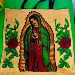 Virgin Mary large tote bag